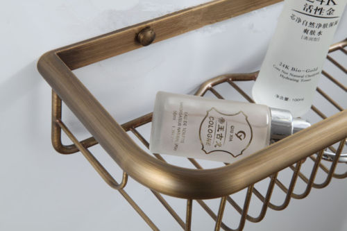 Antique bronze shampoo rack/holder