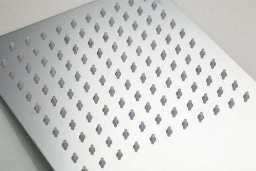 Extra große Regendusche aus Edelstahl, 50 cm lang