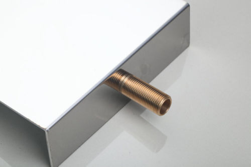 Extra große Regendusche aus Edelstahl, 50 cm lang