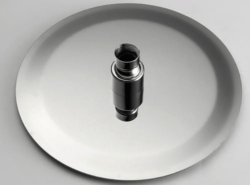 Regendouche 100 MM geborsteld nikkel