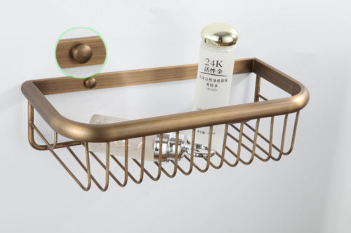 Antique bronze shampoo rack/holder