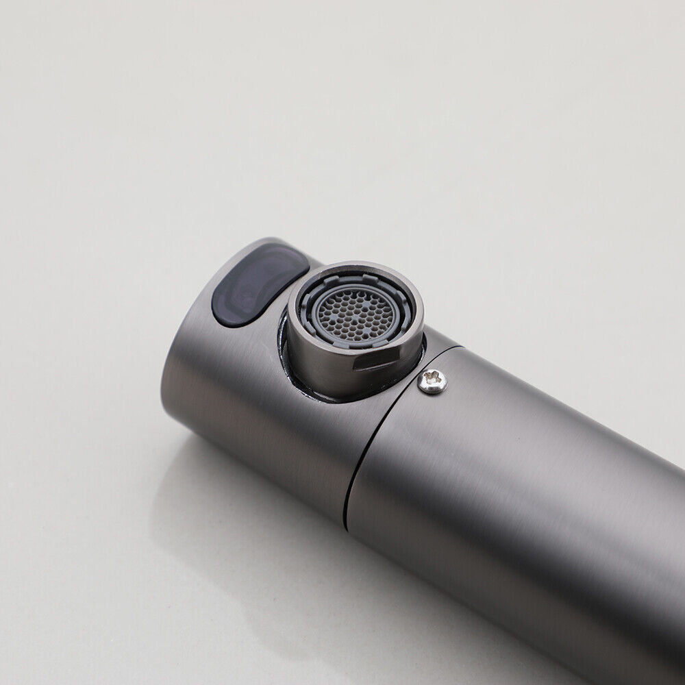 Gun metal sensor tap wall mount