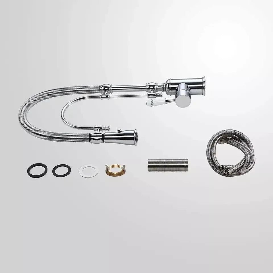 Malvizza Luxus-Landhaus-Küchenarmatur – Chrom