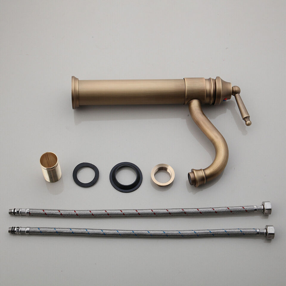 Retro Bronze Washbasin Faucet