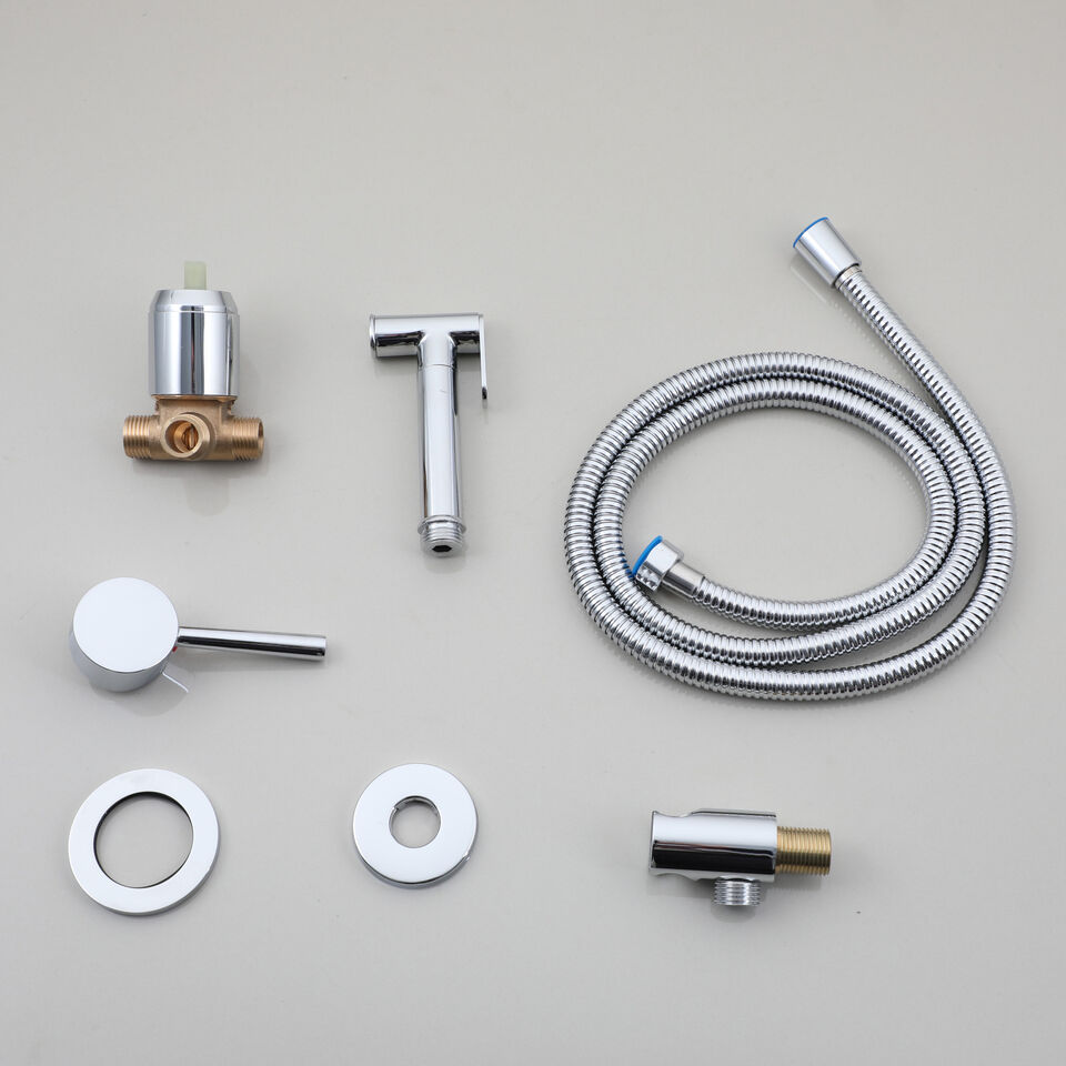 Chrom-Bidetbrause für Heiß und Kalt