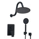 Black shower set