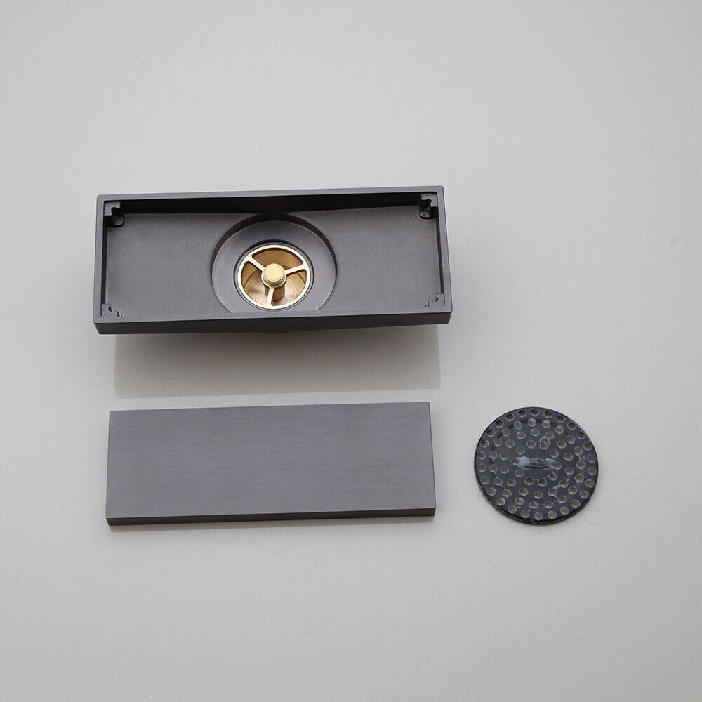 Gunmetal Shower Drain for Bathroom