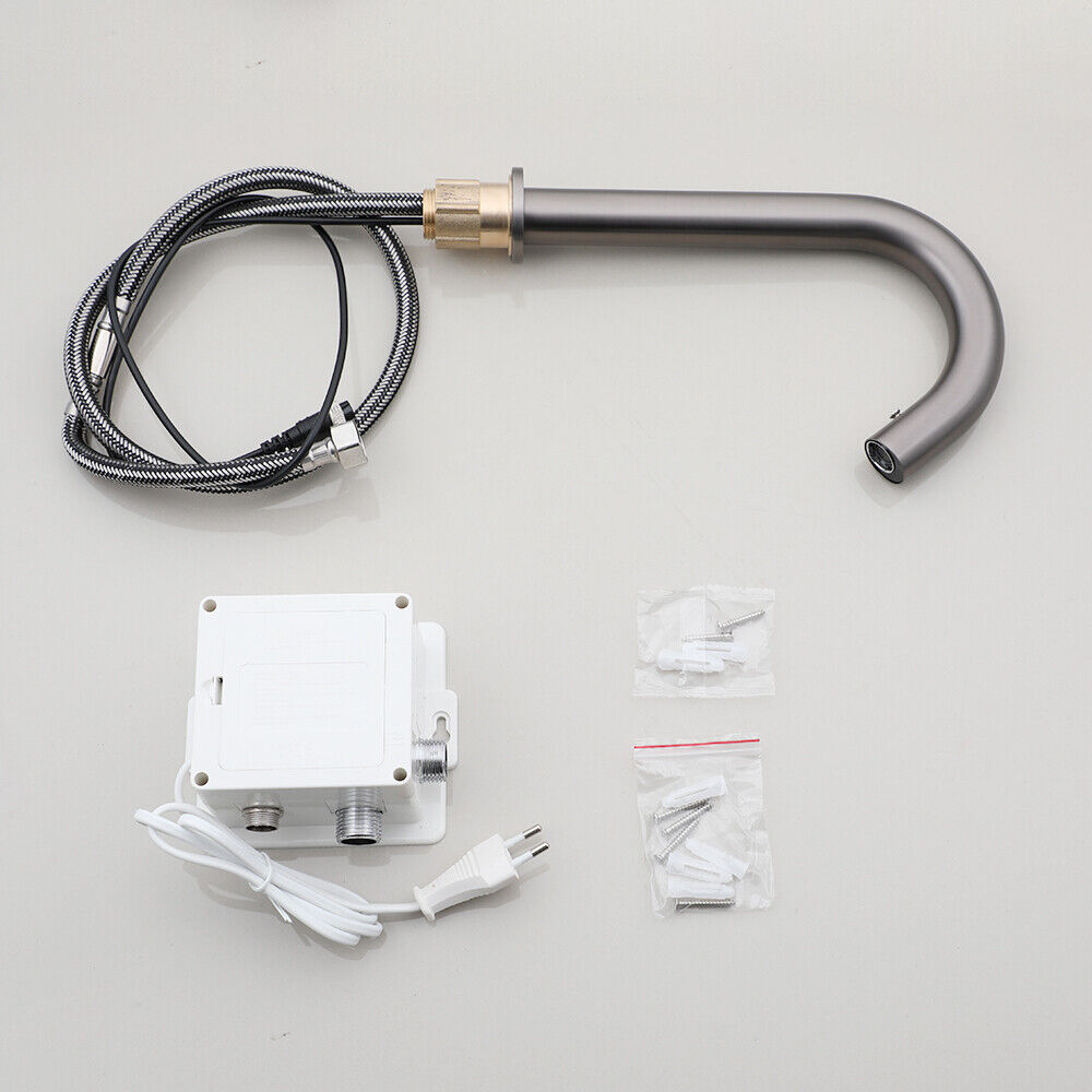 Sensor tap Cesaro Gun metal cold model