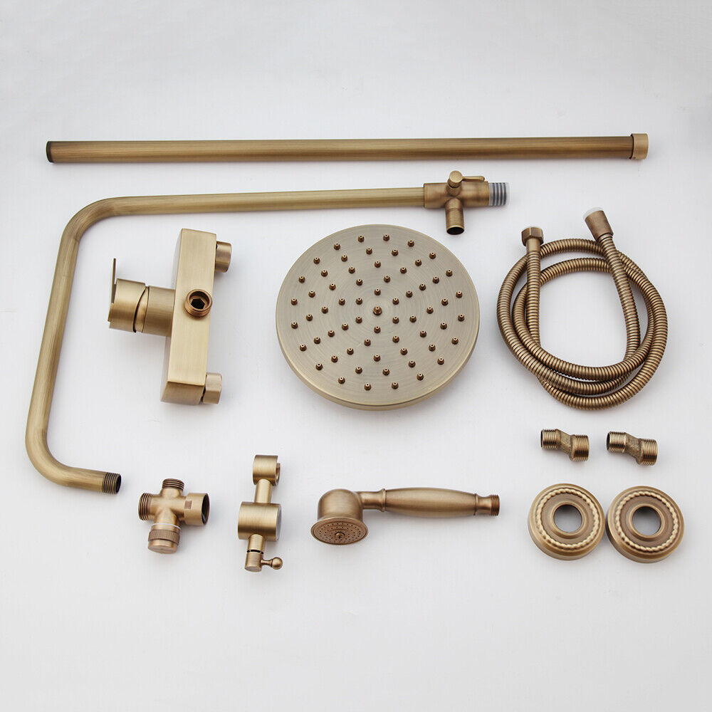 Nostalgic Bronze Surface-Mounted Shower Set
