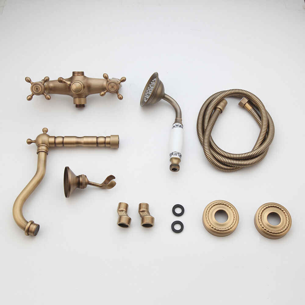 Bronzefarbener Landhaus-Wandhahn