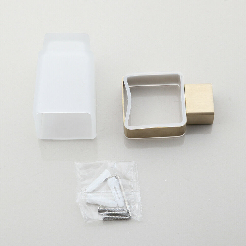 Matte gold cup holder