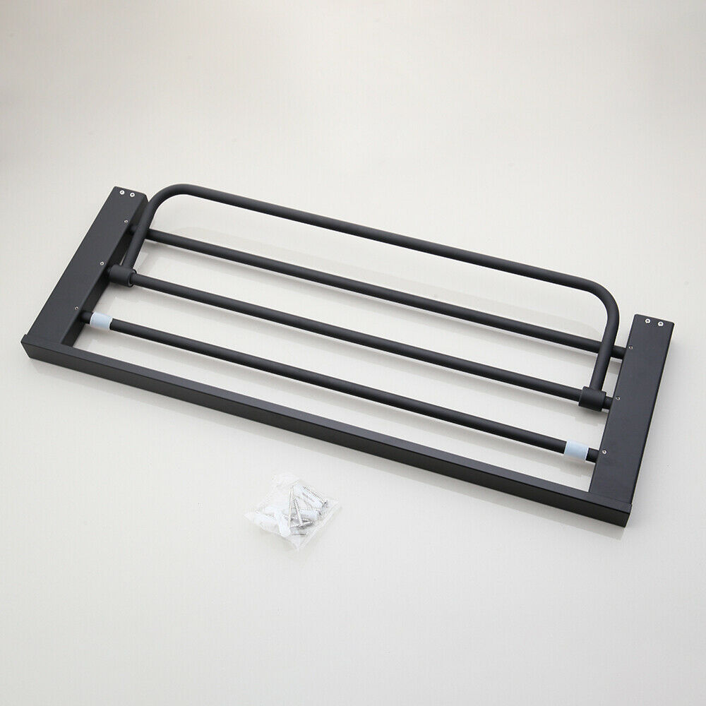 Towel rack black