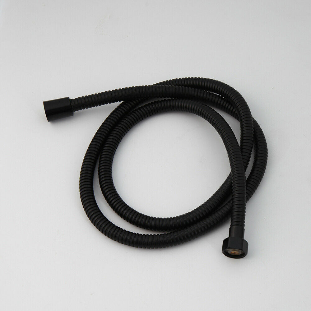 Luxuriöser schwarzer eingebauter Wasserfallhahn