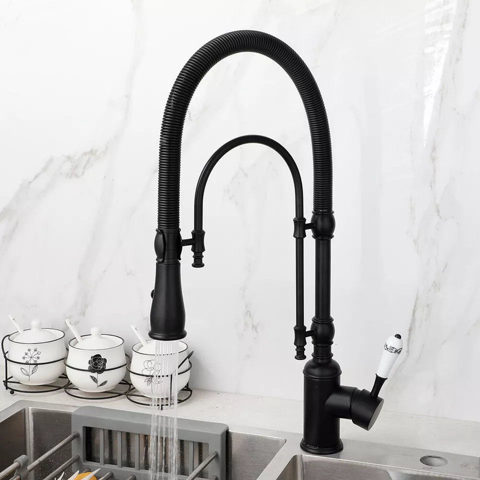 Malvizza Luxury Country Kitchen Faucet – Black