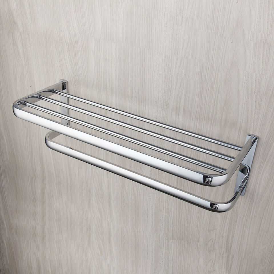 Moderne Handtuchhalter-Wandhalterung aus Chrom