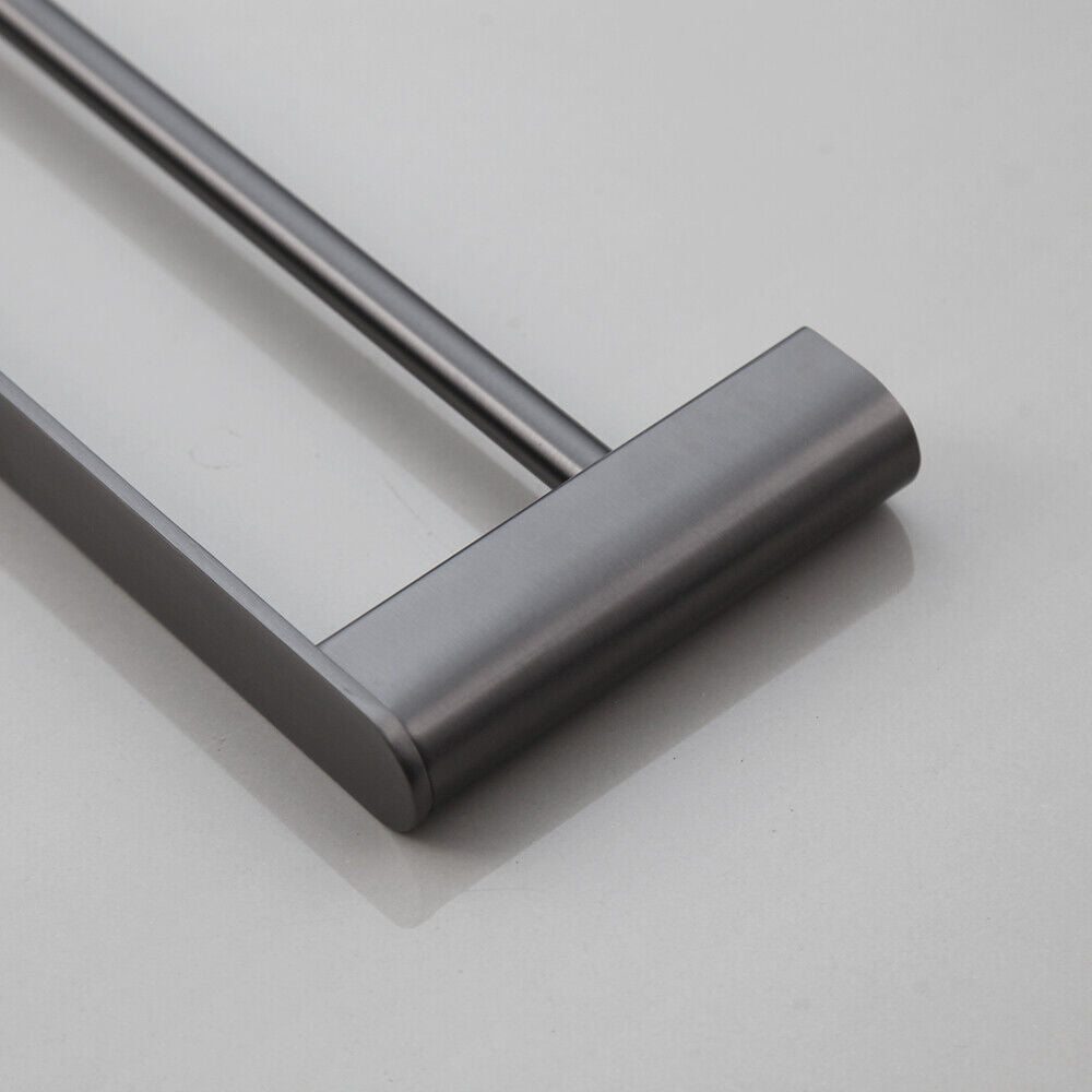 stijlvol handdoekrek gun metal