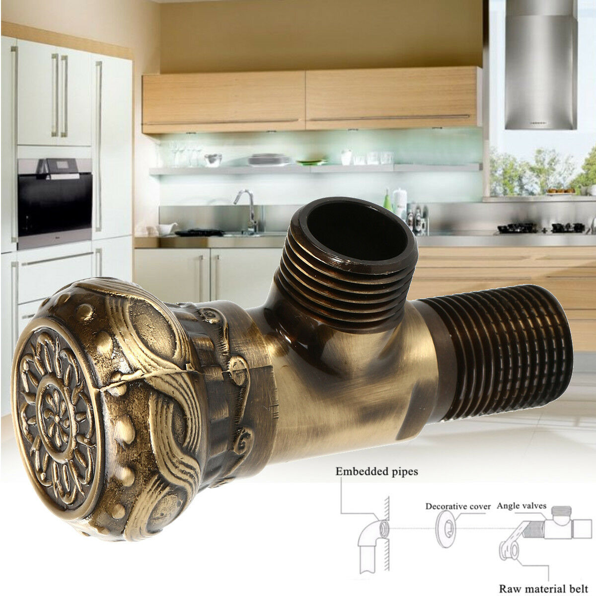 Nostalgic angle stop valve