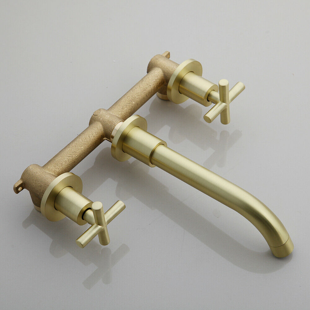 Luxurious Brushed Gold Built-in Faucet – Stylish & Timeless