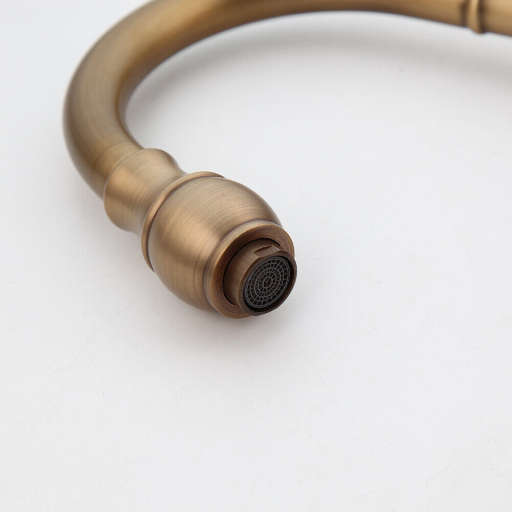 Kitchen faucet bronze swivel