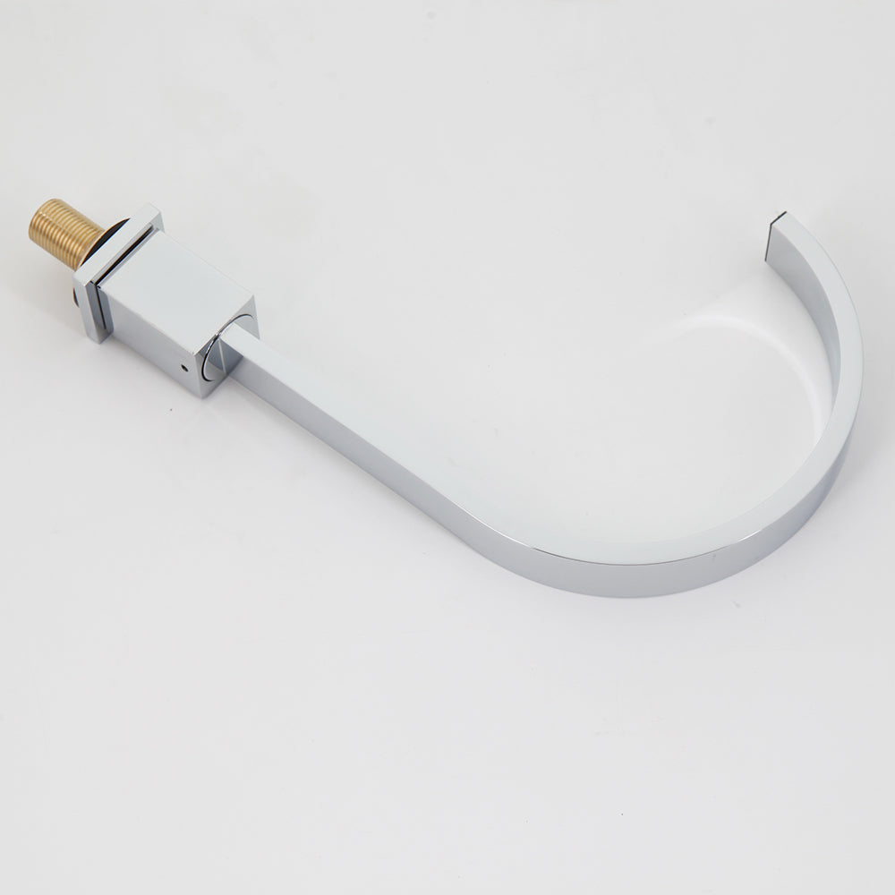 5-teilige Wannenarmatur zur Wannenrandmontage, Chrom