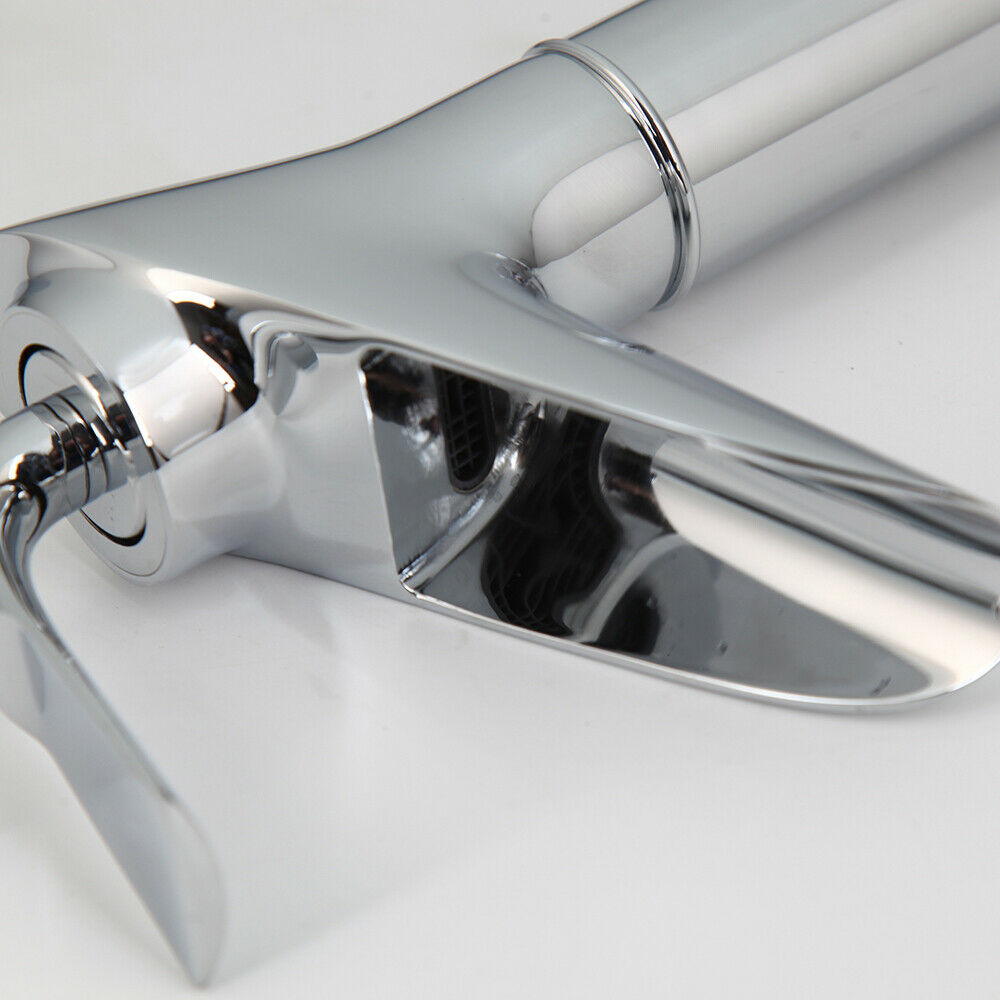 Chrome waterfall tap mixer tap design