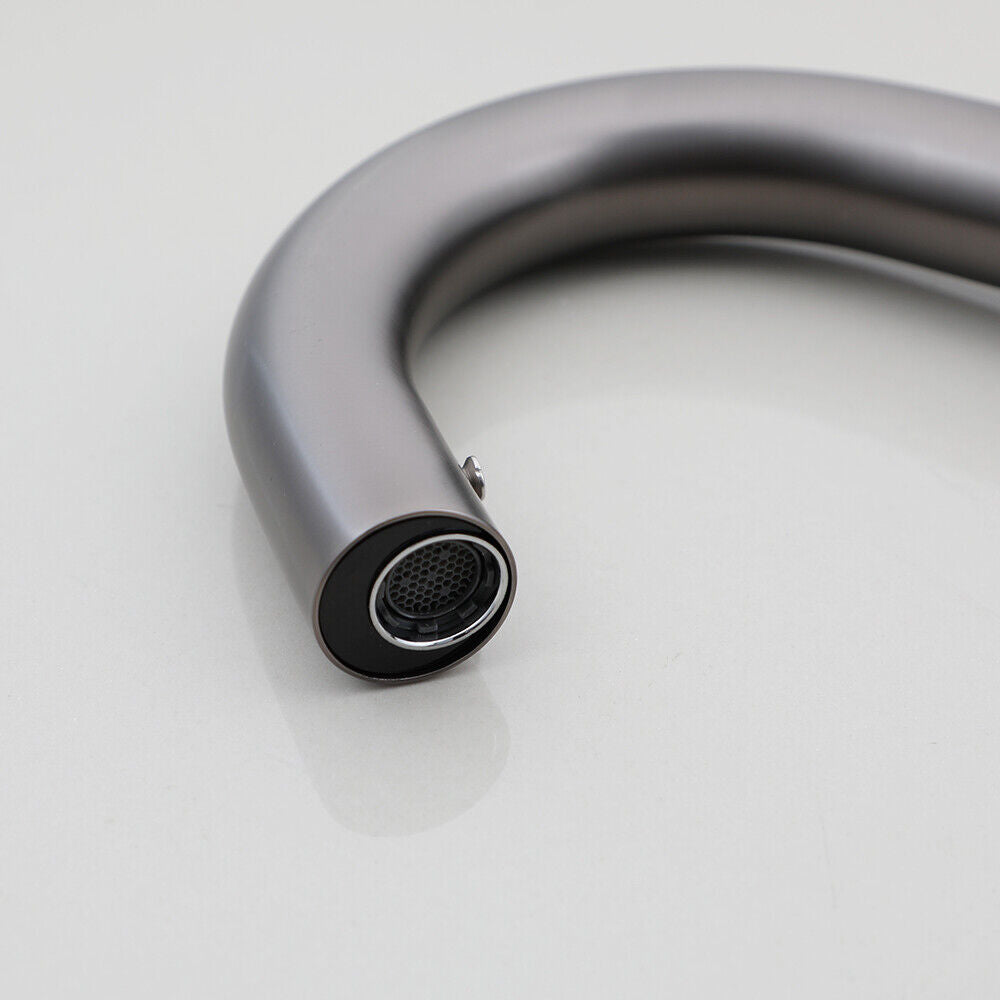 Sensor tap Cesaro Gun metal cold model