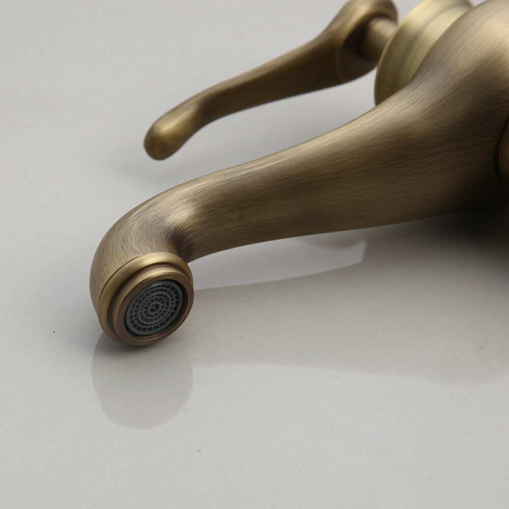 Landelijke wastafelkraan | Bronzen afwerking