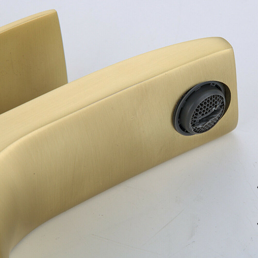 Matte gold mixer tap