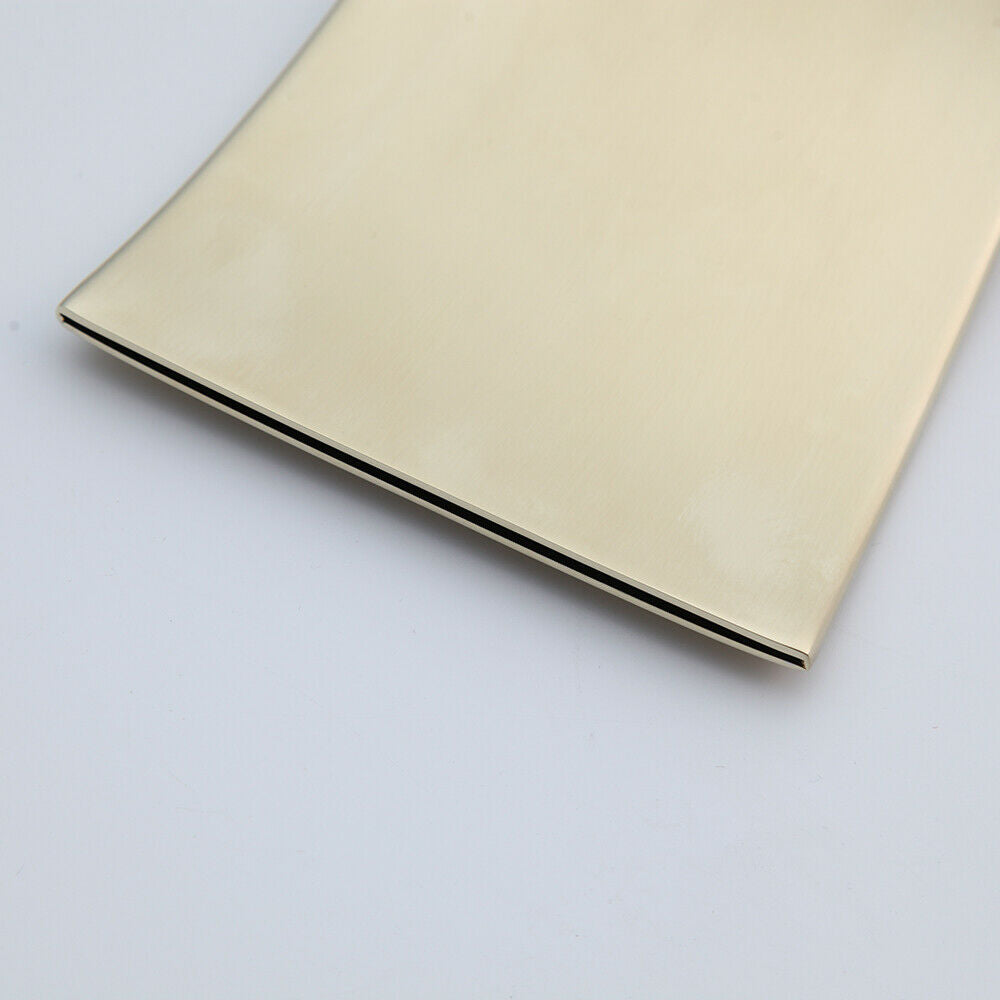 Brushed gold built-in tap