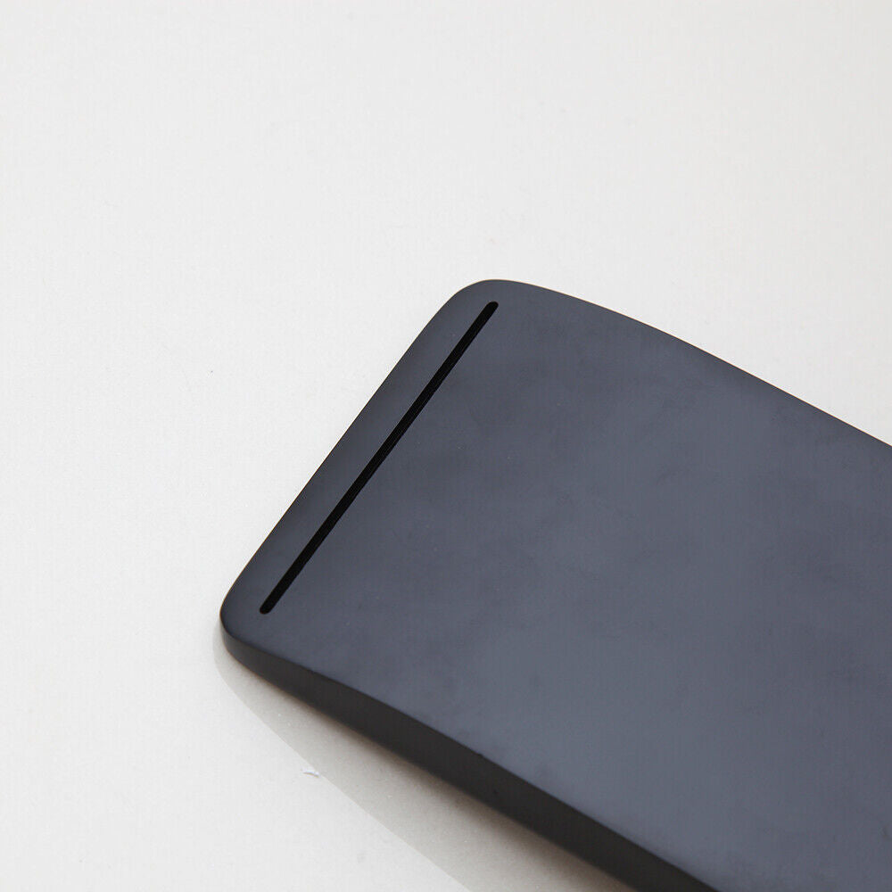 Black built-in waterfall mixer tap