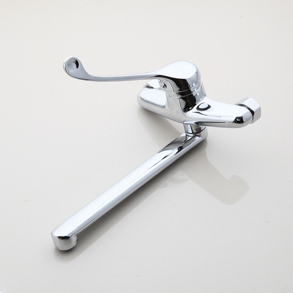 Elbow wall tap chrome mixer tap