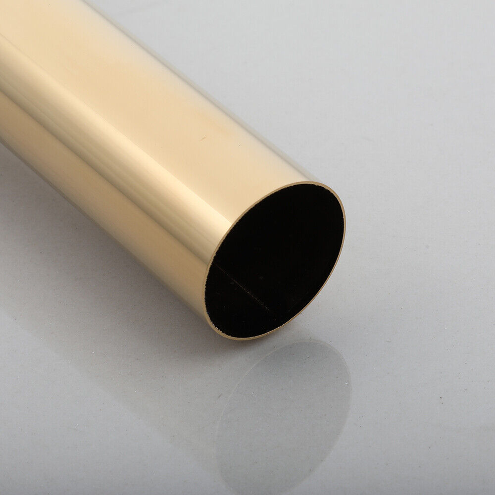 Gold-colored washbasin drain not closable