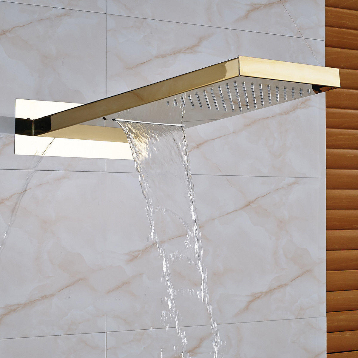 Large golden rain shower