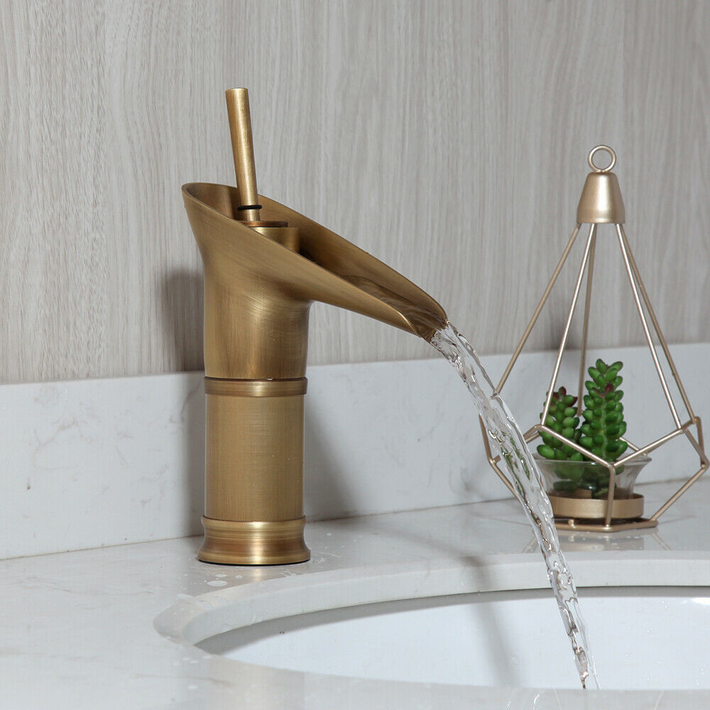 Bronze waterfall tap