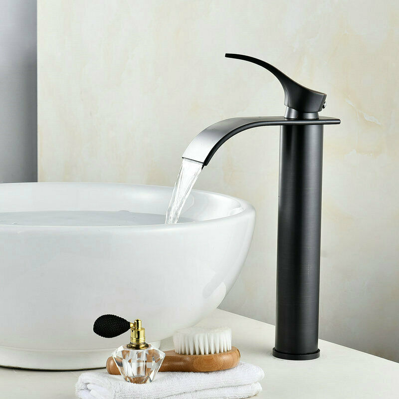 Black waterfall tap