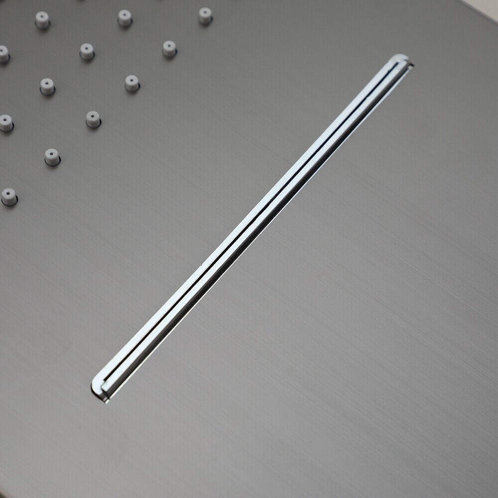 Luxury Gun Metal Built-in Rain Shower