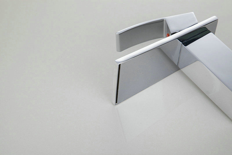 Chrome waterfall mixer tap