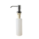 Chrome built-in soap dispenser