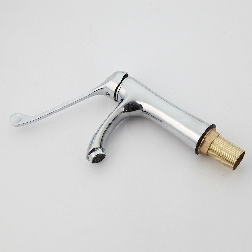 Elbow mixer tap chrome
