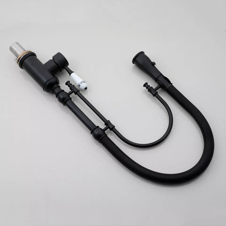 Malvizza Luxury Country Kitchen Faucet – Black