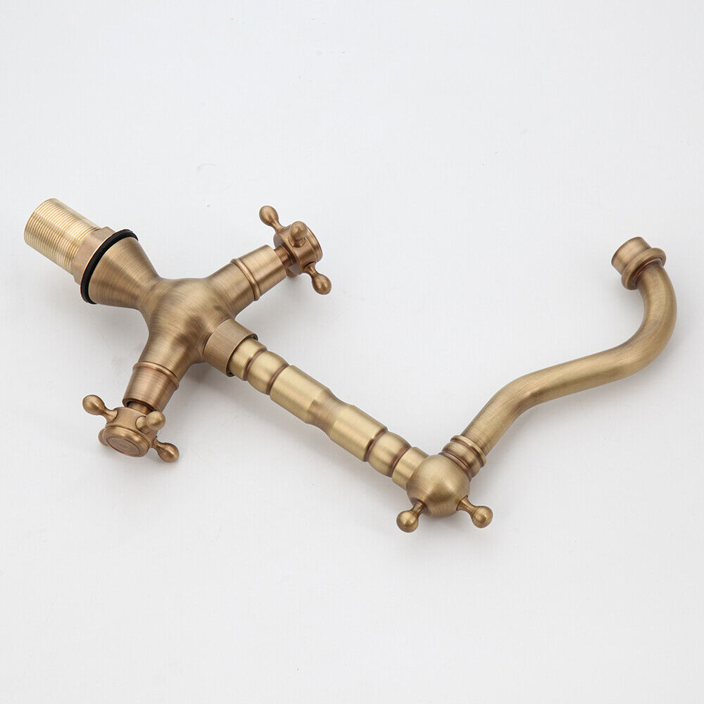 Retro Nostalgische Keukenkraan in Antiek Brons