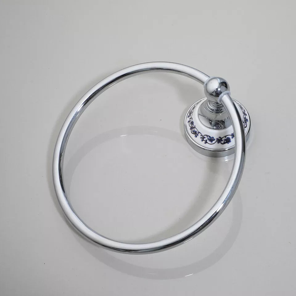 Luxury Towel Ring - Chrome