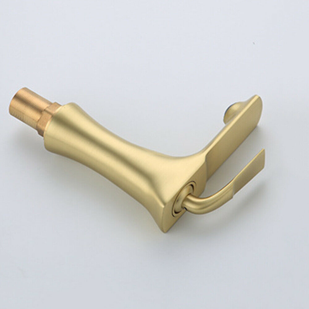 Mischbatterie in Mattgold