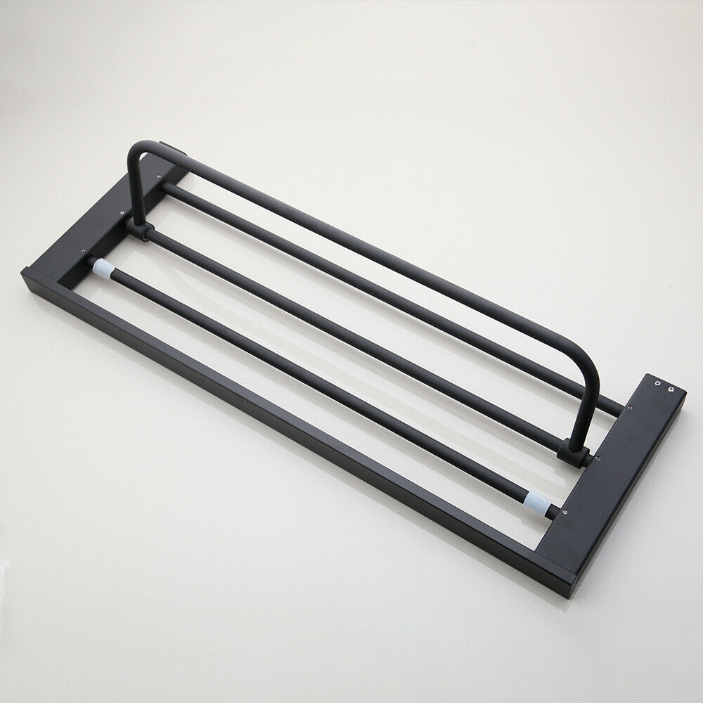 Towel rack black