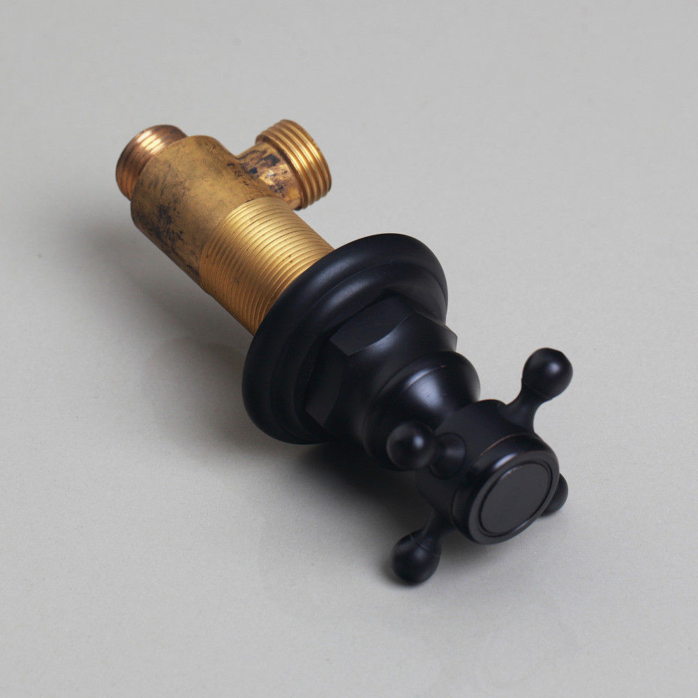 Einbaudusche mattschwarz