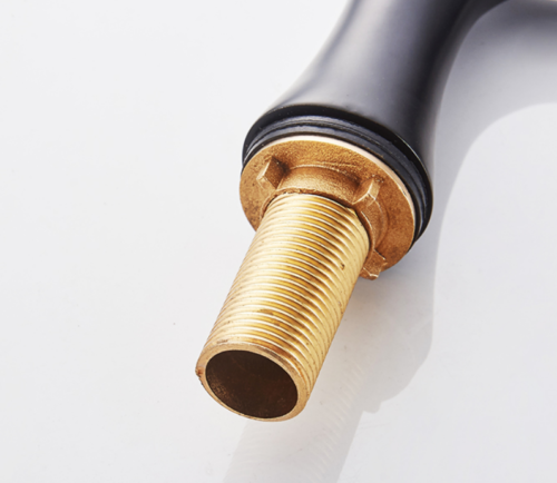 Kaltwasserhahn mattschwarz