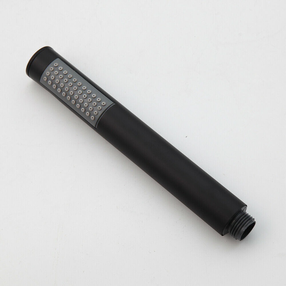 Black rain shower ceiling connection