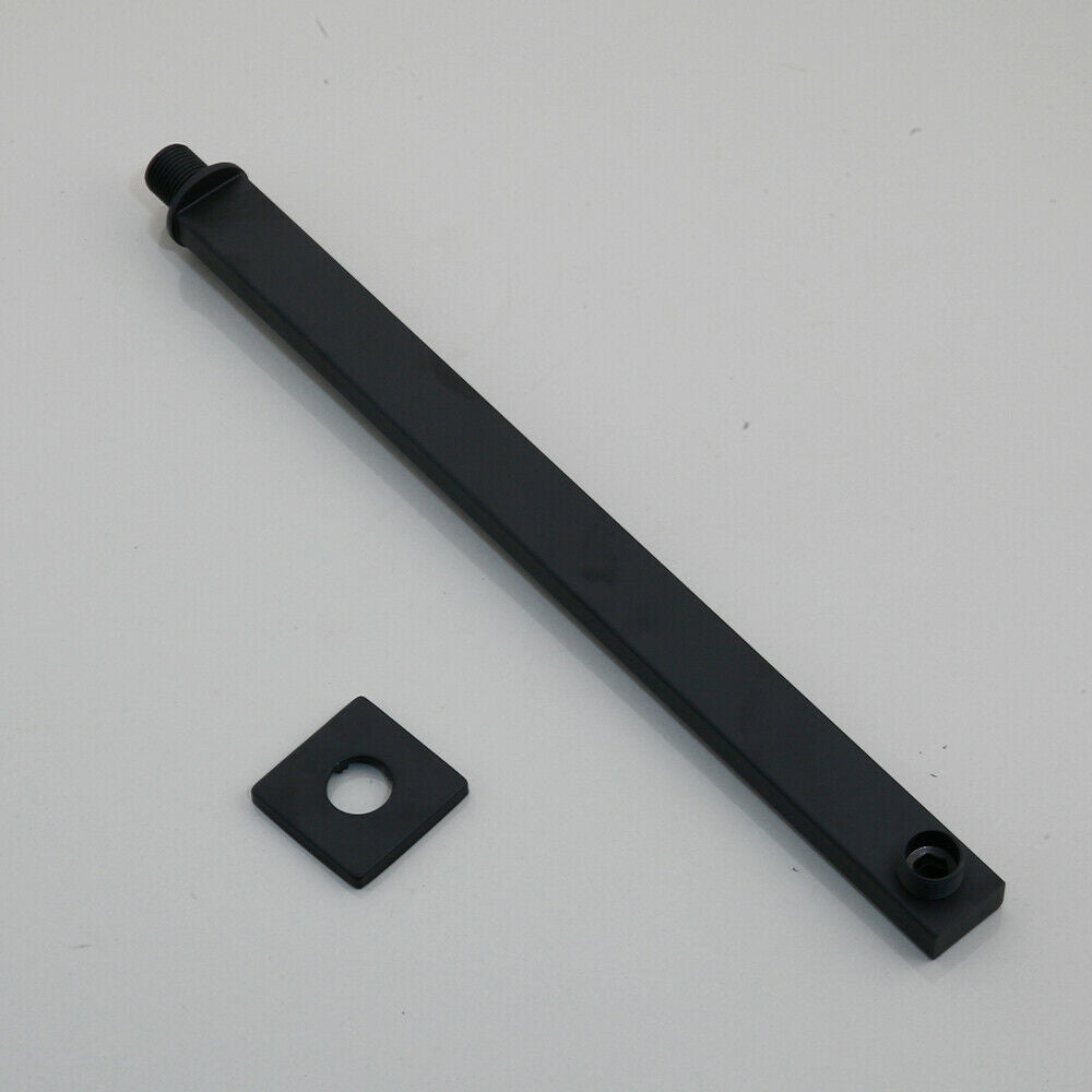 Zwarte inbouw regendouche 30CM