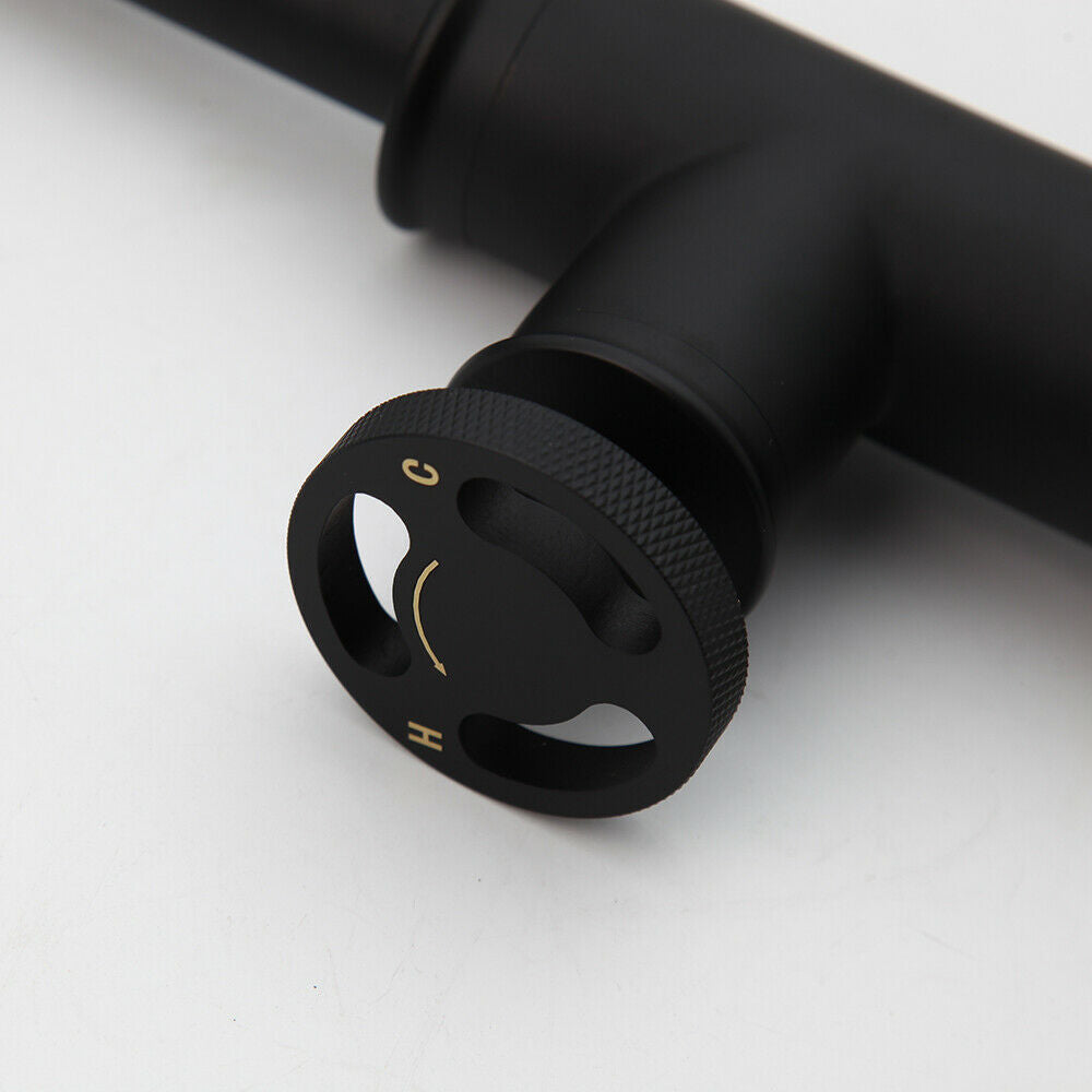 Black retro faucet