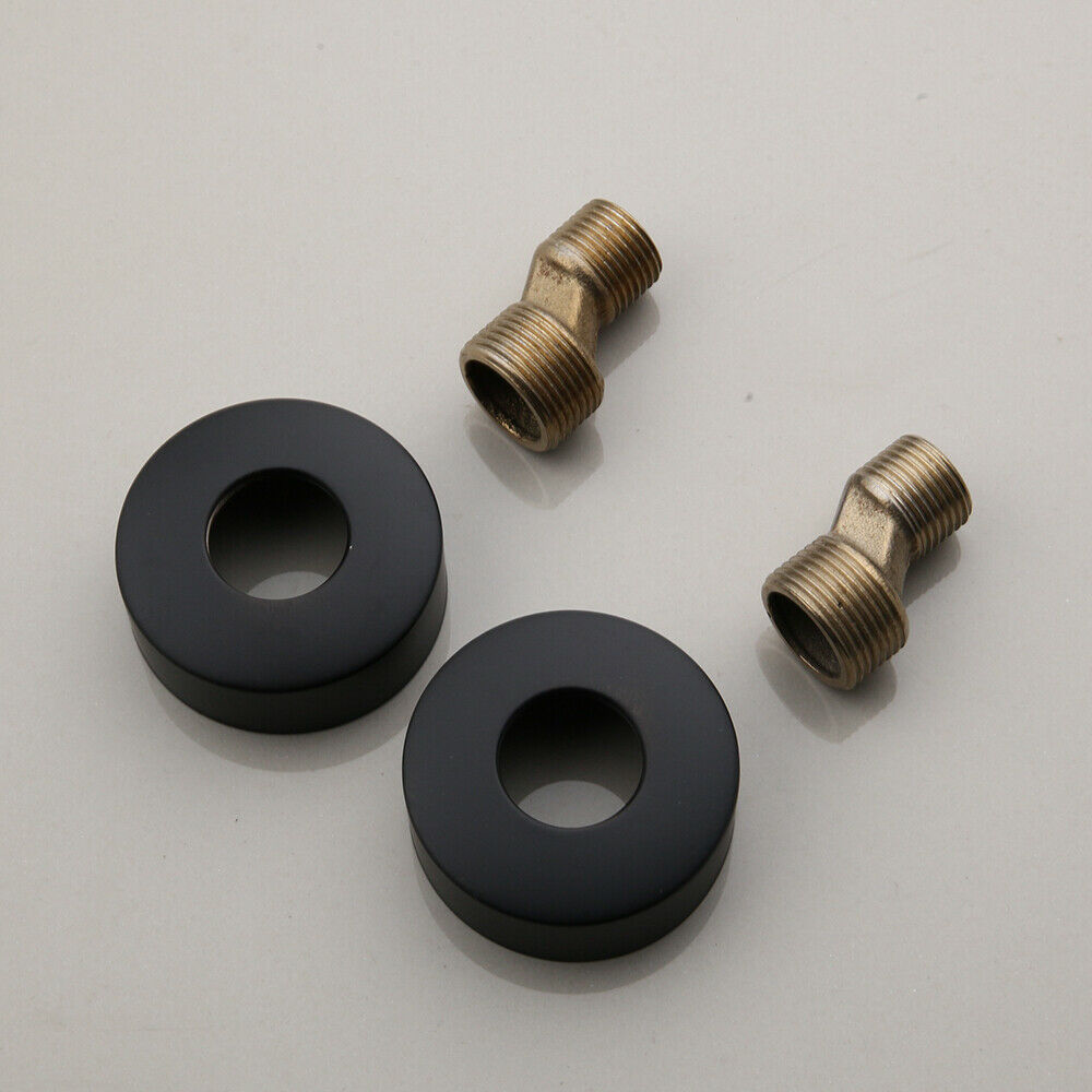 Black thermostatic bath tap